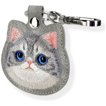 NIMMY case for tracker / keychain BIG EYED PET 2.0 Cat gray