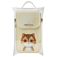 NIMMY telefono krepšys BIG EYED PET 2.0 Cat chaki spalvos NIMMY telefono krepšys BIG EYED PET 2.0 Cat chaki spalvos