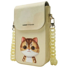 NIMMY phone bag BIG EYED PET 2.0 Cat khaki NIMMY phone bag BIG EYED PET 2.0 Cat khaki