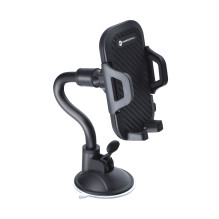 Automobilinis telefono laikiklis „Forcell F-Grip Carbon“ 17 cm, juodas, apsaugantis nuo priekinio stiklo Automobilinis telefono laikiklis „Forcell F-Grip Carbon“ 17 cm, juodas, apsaugantis nuo priekinio stiklo