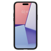 SPIGEN dėklas LIQUID AIR, skirtas IPHONE 15 Plus, matinės juodos spalvos SPIGEN dėklas LIQUID AIR, skirtas IPHONE 15 Plus, matinės juodos spalvos