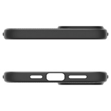 SPIGEN dėklas LIQUID AIR, skirtas IPHONE 15 Plus, matinės juodos spalvos SPIGEN dėklas LIQUID AIR, skirtas IPHONE 15 Plus, matinės juodos spalvos