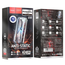 Grūdintas stiklas iPhone X / XS / 11 PRO Hoco HD antistatinis 25 vnt. G10
