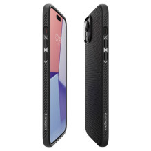 SPIGEN dėklas LIQUID AIR, skirtas IPHONE 15 Plus, matinės juodos spalvos SPIGEN dėklas LIQUID AIR, skirtas IPHONE 15 Plus, matinės juodos spalvos
