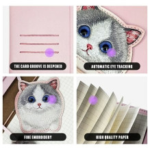 NIMMY 2in1 užrašų knygelės + rašiklis BIG EYED PET 2.0 katės rožinė NIMMY 2in1 užrašų knygelės + rašiklis BIG EYED PET 2.0 katės rožinė