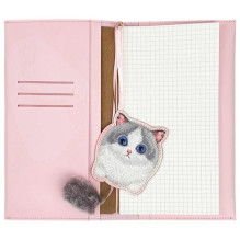 NIMMY set 2in1 notebook + pen BIG EYED PET 2.0 Cat pink
