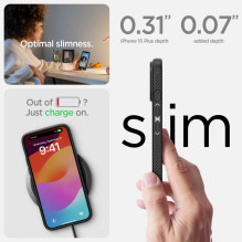 SPIGEN case LIQUID AIR for IPHONE 15 Plus matte black SPIGEN case LIQUID AIR for IPHONE 15 Plus matte black