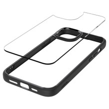 SPIGEN ULTRA HYBRID dėklas, skirtas IPHONE 15 Plus, matinės juodos spalvos