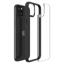 SPIGEN case ULTRA HYBRID for IPHONE 15 Plus matte black SPIGEN case ULTRA HYBRID for IPHONE 15 Plus matte black