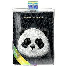 NIMMY card wallet BIG EYED PET 2.0 Panda black