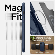 SPIGEN case MAG ARMOR compatible with MagSafe for IPHONE 15 Plus matte black