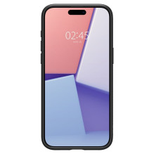 SPIGEN dėklas LIQUID AIR iPhone 15 Pro matinės juodos spalvos SPIGEN dėklas LIQUID AIR iPhone 15 Pro matinės juodos spalvos