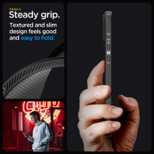 SPIGEN dėklas LIQUID AIR iPhone 15 Pro matinės juodos spalvos SPIGEN dėklas LIQUID AIR iPhone 15 Pro matinės juodos spalvos