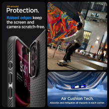 SPIGEN dėklas LIQUID AIR iPhone 15 Pro matinės juodos spalvos SPIGEN dėklas LIQUID AIR iPhone 15 Pro matinės juodos spalvos