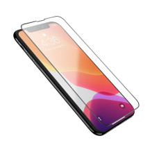 Grūdintas stiklas iPhone X / XS / 11 PRO telefonui Hoco HD 5D Guardian shield 10 vnt. G14 juodos spalvos