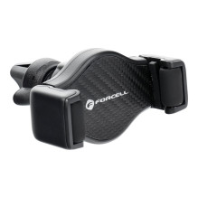 Car phone holder Forcell F-Grip Carbon H-CF509 air vent black Car phone holder Forcell F-Grip Carbon H-CF509 air vent black