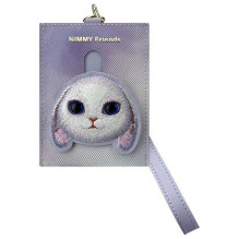 NIMMY 3in1 telefono krepšys + piniginė + GPS dėklas BIG EYED PET 2.0 Rabbit violetinė NIMMY 3in1 telefono krepšys + piniginė + GPS dėklas BIG EYED PET 2.0 Rabbit violetinė