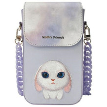 NIMMY set 3in1 phone bag + wallet + gps cover BIG EYED PET 2.0 Rabbit purple