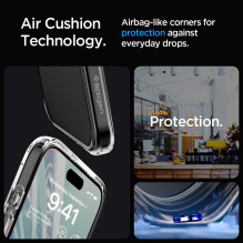 SPIGEN case ULTRA HYBRID for IPHONE 15 Pro frost clear SPIGEN case ULTRA HYBRID for IPHONE 15 Pro frost clear
