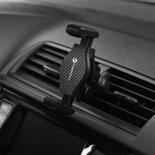 Car phone holder Forcell F-Grip Carbon H-CF509 air vent black Car phone holder Forcell F-Grip Carbon H-CF509 air vent black