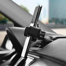 Car phone holder Forcell F-Grip Carbon H-CF509 air vent black Car phone holder Forcell F-Grip Carbon H-CF509 air vent black