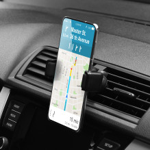 Automobilinis telefono laikiklis Forcell F-Grip Carbon H-CF509, juodas, oro išleidimo anga Automobilinis telefono laikiklis Forcell F-Grip Carbon H-CF509, juodas, oro išleidimo anga