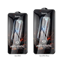 Grūdintas stiklas iPhone 15 PLUS / 16 PLUS Hoco HD antistatinis 25 vnt. G10