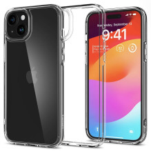 SPIGEN ULTRA HYBRID dėklas, skirtas IPHONE 15, skaidrus