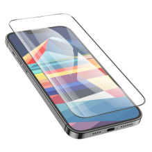 Tempered glass to iPhone 15 PLUS / 16 PLUS Hoco HD Anti-static 25 pcs G10