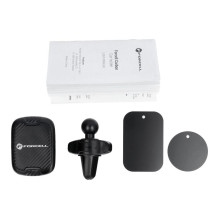 Magnetic car phone holder Forcell F-Grip Carbon H-CT325 air vent black Magnetic car phone holder Forcell F-Grip Carbon H-CT325 air vent black