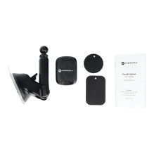 Magnetic car phone holder Forcell F-Grip Carbon H-CT327 windshield / dashboard black Magnetic car phone holder Forcell F-Grip Carbon H-CT327 windshield / dashboard black