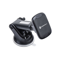 Magnetic car phone holder Forcell F-Grip Carbon H-CT327 windshield / dashboard black Magnetic car phone holder Forcell F-Grip Carbon H-CT327 windshield / dashboard black