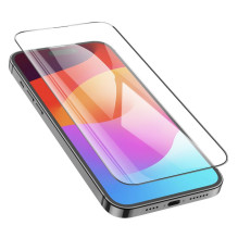 Tempered glass to iPhone 15 PRO Hoco HD Anti-static 25 pcs G10