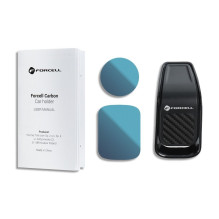 Automobilinis telefono laikiklis Forcell F-Grip Carbon B060 oro išleidimo anga, juodas Automobilinis telefono laikiklis Forcell F-Grip Carbon B060 oro išleidimo anga, juodas