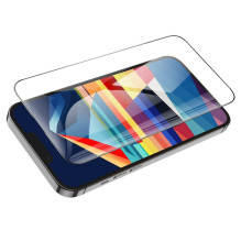 Tempered glass to iPhone 15 PLUS / 16 PLUS Hoco HD 5D Guardian shield 10 pcs G14 black