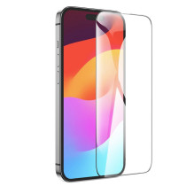 Grūdintas stiklas iPhone 15 PRO Hoco HD 5D Guardian shield 10 vnt. G14 juodos spalvos