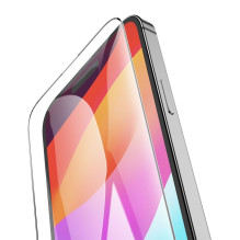 Grūdintas stiklas iPhone 15 PRO Hoco HD 5D Guardian shield 10 vnt. G14 juodos spalvos