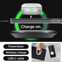 SPIGEN Ultra Hybrid case for SAMSUNG S24 ULTRA crystal clear