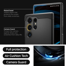 SPIGEN TOUGH ARMOR dėklas SAMSUNG S24 Ultra, juodas