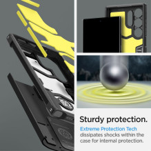 SPIGEN case TOUGH ARMOR for SAMSUNG S24 Ultra black SPIGEN case TOUGH ARMOR for SAMSUNG S24 Ultra black