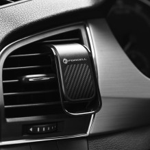 Automobilinis telefono laikiklis Forcell F-Grip Carbon B060 oro išleidimo anga, juodas Automobilinis telefono laikiklis Forcell F-Grip Carbon B060 oro išleidimo anga, juodas