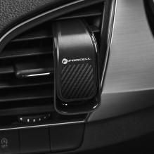 Automobilinis telefono laikiklis Forcell F-Grip Carbon B060 oro išleidimo anga, juodas Automobilinis telefono laikiklis Forcell F-Grip Carbon B060 oro išleidimo anga, juodas