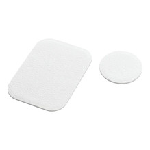 Badget for magnet car holder leather white Badget for magnet car holder leather white