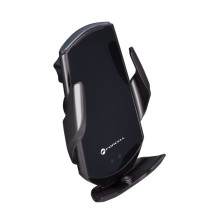 Belaidis automobilinis telefono laikiklis, automatinis, Forcell F-Grip HS1 Qi 15W, juodas Belaidis automobilinis telefono laikiklis, automatinis, Forcell F-Grip HS1 Qi 15W, juodas
