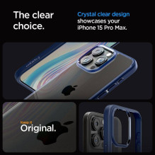 SPIGEN ULTRA HYBRID dėklas, skirtas IPHONE 16 Pro Max, tamsiai mėlynas