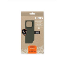 UAG Urban Armor Gear dėklas, biologiškai skaidomas, OUTBACK, skirtas IPHONE 14 Plus, žalias