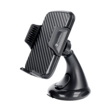 Car phone holder Forcell F-Grip Carbon HT1 windshield / dashboard black