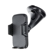 Car phone holder Forcell F-Grip Carbon HT1 windshield / dashboard black