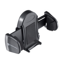 Automobilinis telefono laikiklis Forcell F-Grip Oval 17 cm, juodas, skirtas priekiniam stiklui / prietaisų skydeliui / o