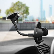Car phone holder Forcell F-Grip Oval 17 cm windshield / dashboard / air vent black